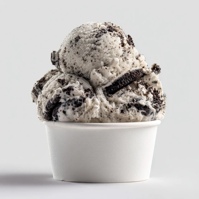 Cookies and Cream Ice Cream Food Photography