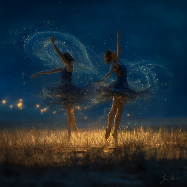 Dreamlike Dance Under the Stars