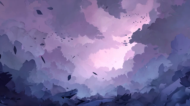 Dreamlike Abstract Background for Tower Defense Game