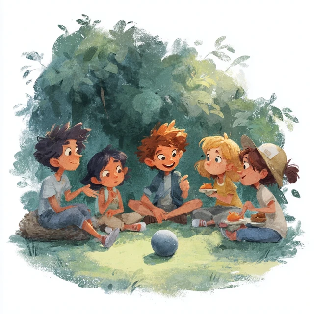 Kids with Special Needs Playing in the Park