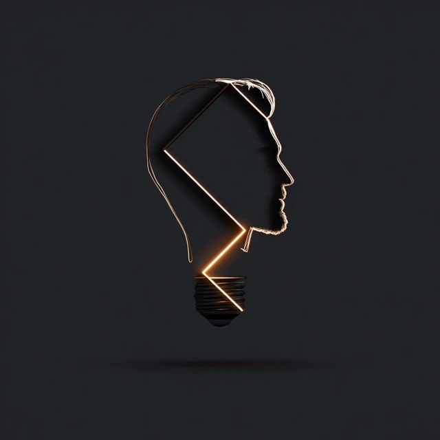 Modern Light Bulb Logo Design
