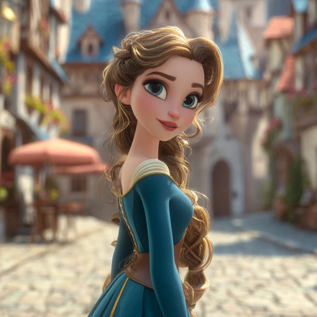 Beautiful Princess Smile Animated Film