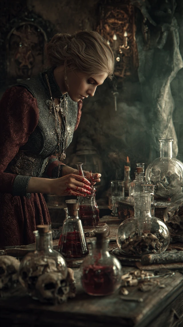 The Alchemist Potion Maker Dark Fantasy