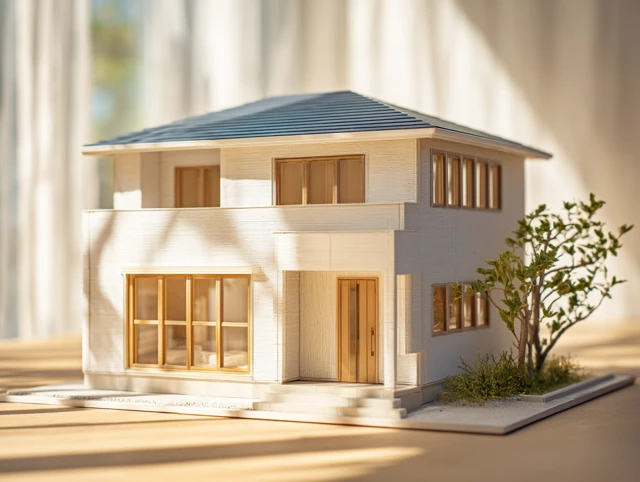 Stylish Model House in Japan Modern Exterior