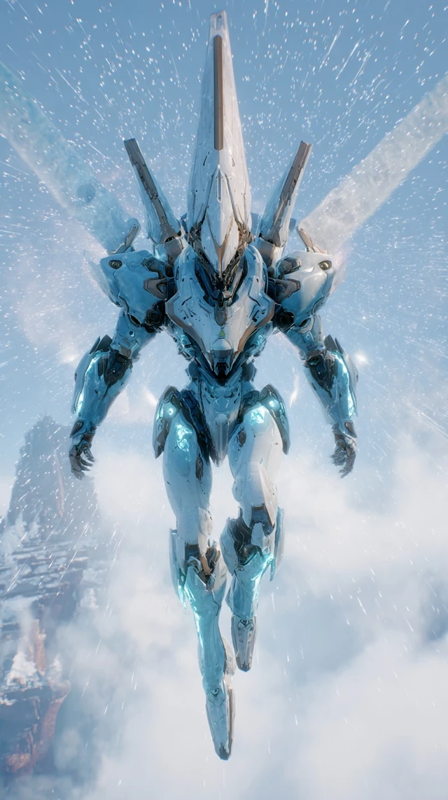 Mecha Zhang Liao Ascending in Sci Fi Style