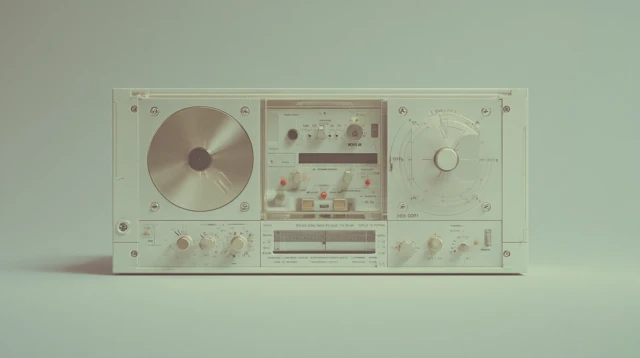 Minimalist Tech Music Player Dieter Rams Design
