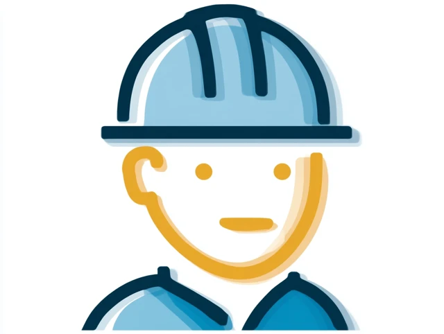 Safety Engineer Icon Illustration