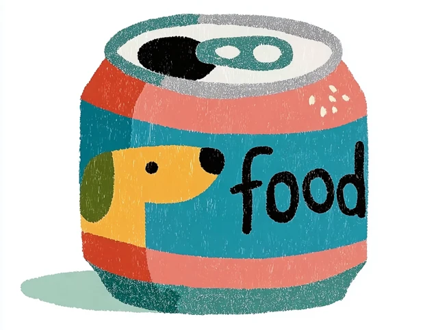 Cute Food Can Illustration Vector Coloring Minimalism