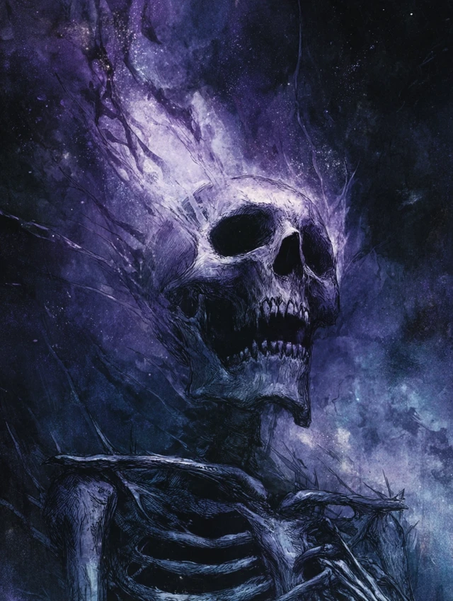 Astral Grim Skeleton Artwork
