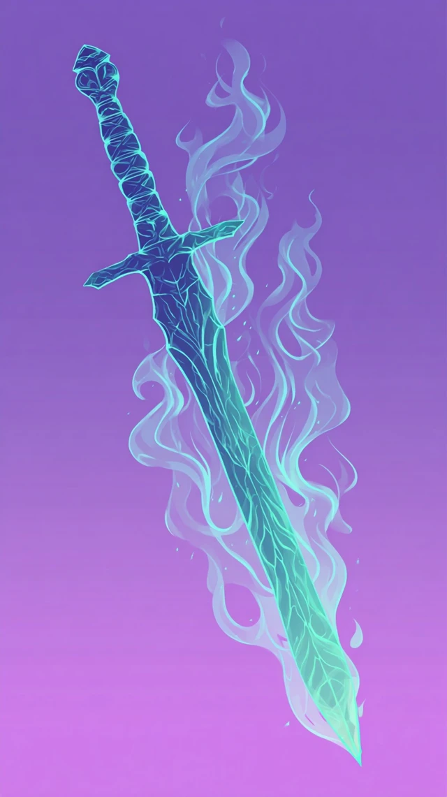 Shadow Dagger Translucent Fantasy Art
