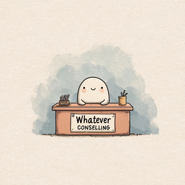 Cute Cartoon Counseling Illustration