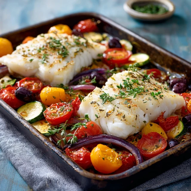 Baked Mediterranean Fish Recipe Healthy and Delicious
