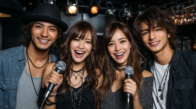 Karaoke Night with Friends in Japan