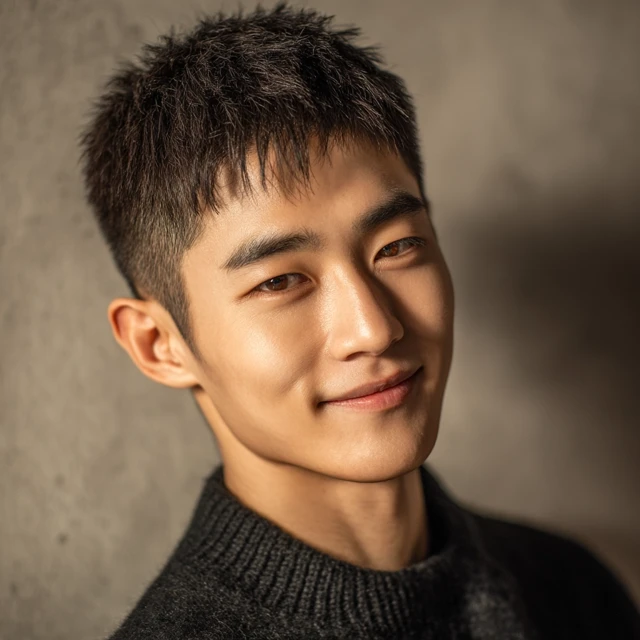 Handsome Asian Male Model Portrait