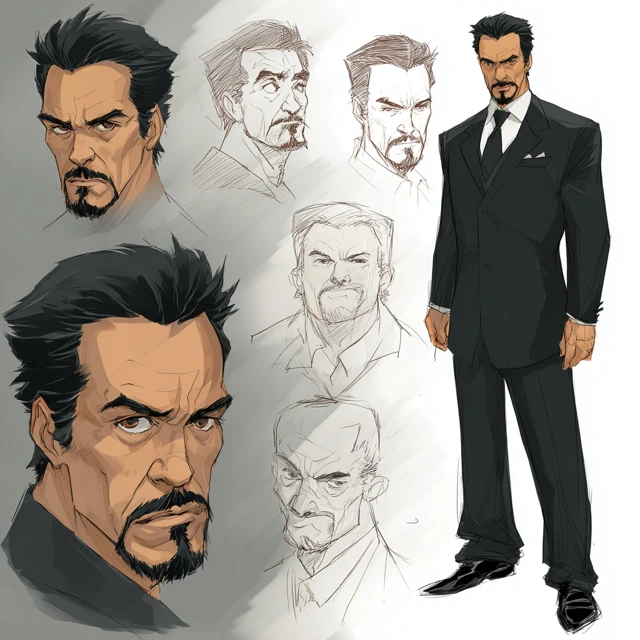 Tony Stark Concept Art
