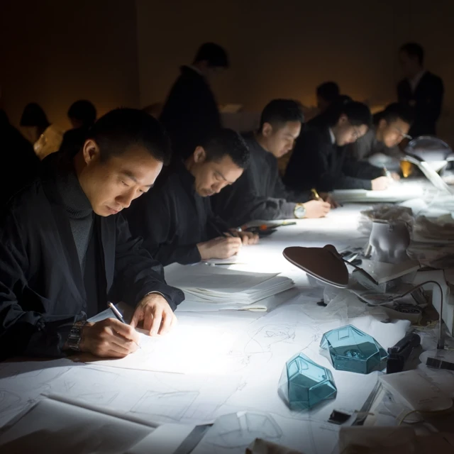 Chinese Designers Working Late Night