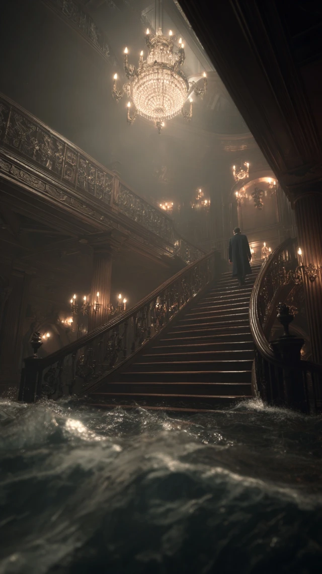 Titanic Grand Staircase Flooded Photo Realistic