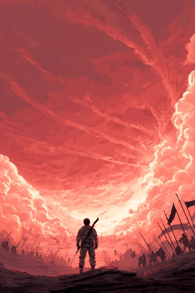 Epic Pixel Art Final Battle Save the World