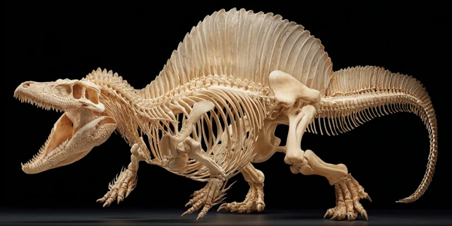 Spinosaurus Aegypticus Roaring Skeleton