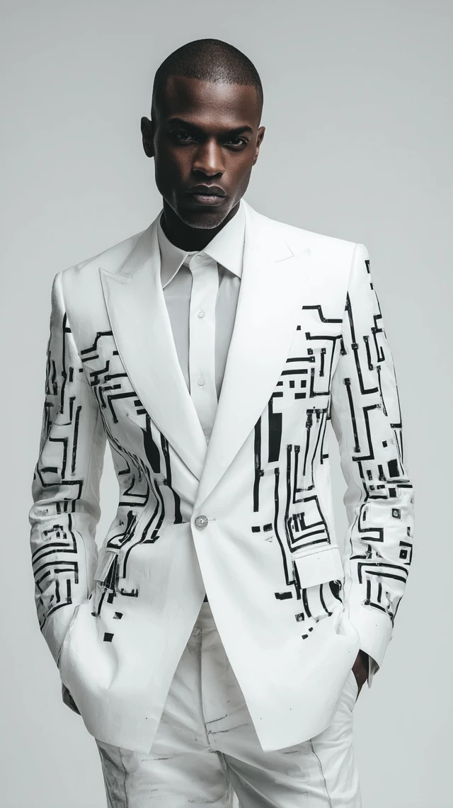 Elegant African American Male Fashion Editorial