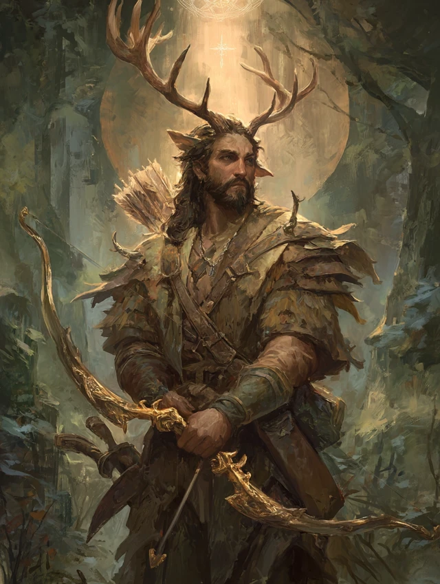 Erastil God of Hunting DND Fantasy Concept Art
