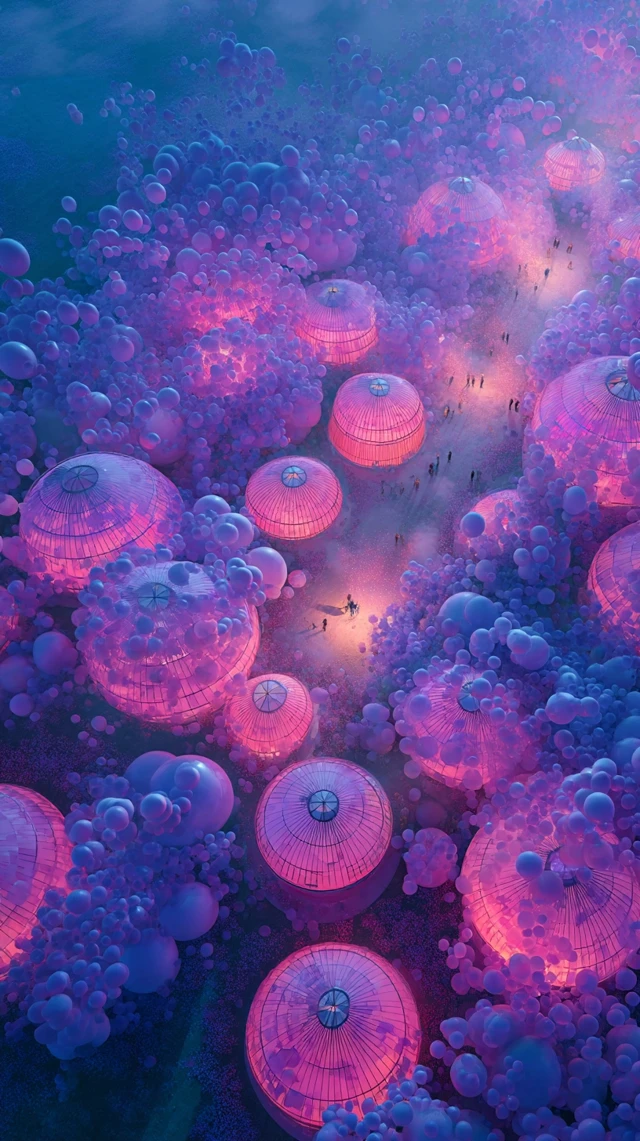 Surreal Xinjiang Night Dreamscape