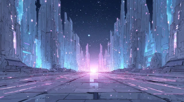 Futuristic Sci-Fi Cityscape
