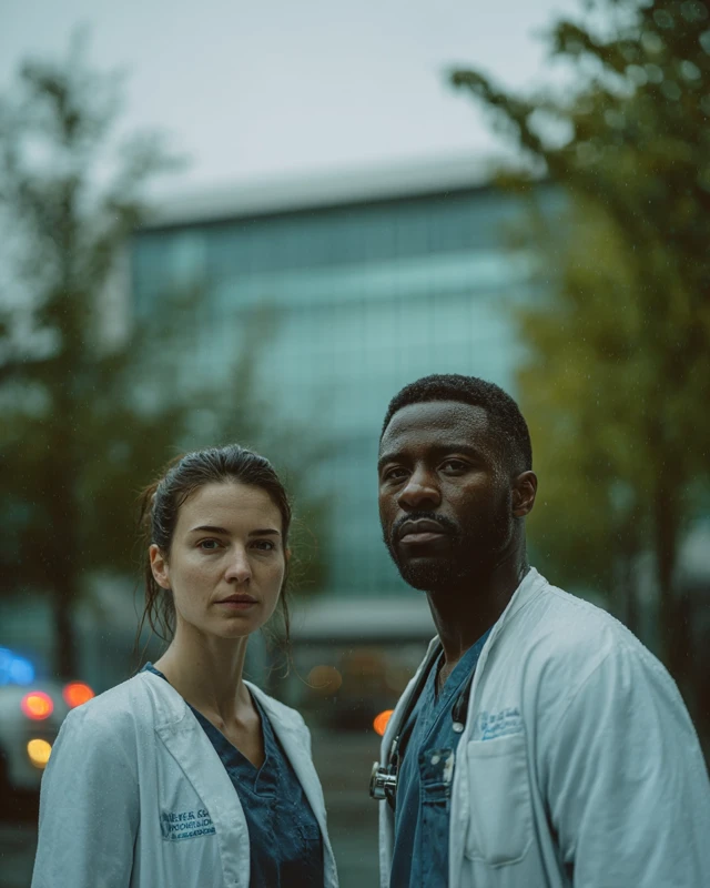 Courageous Nurses Determination and Pride in Modern Hospital