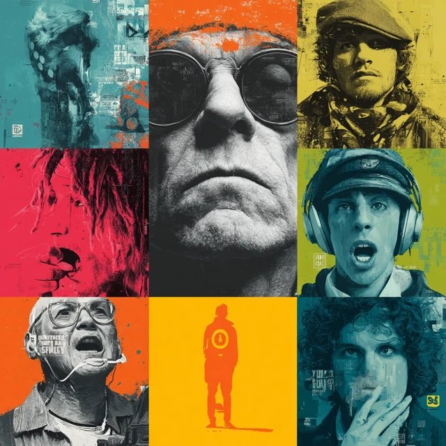Pop Culture and Playful Elements Artwork