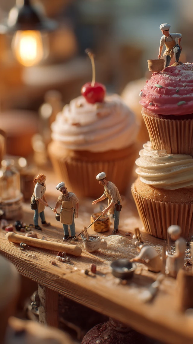Miniature Bakery World Whimsical Culinary Delight