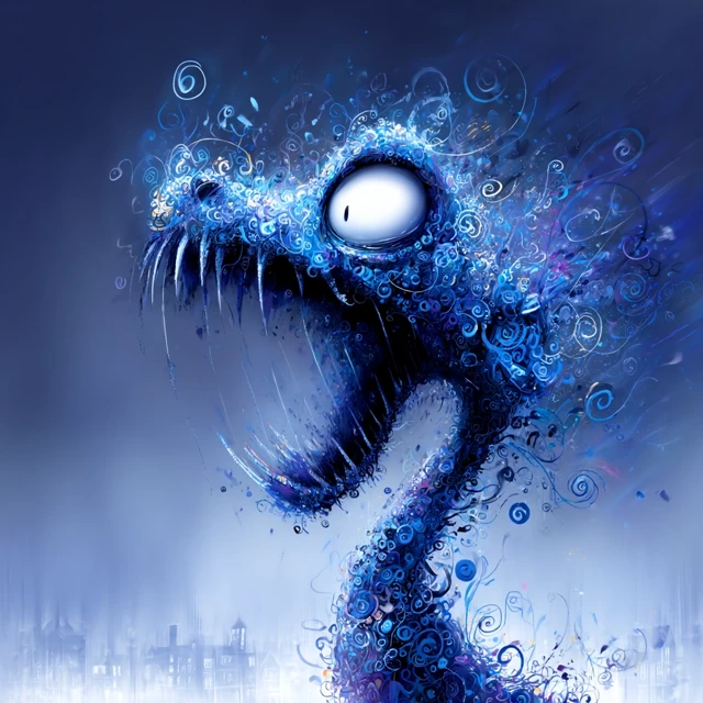 Screaming Monsters in My Head Art