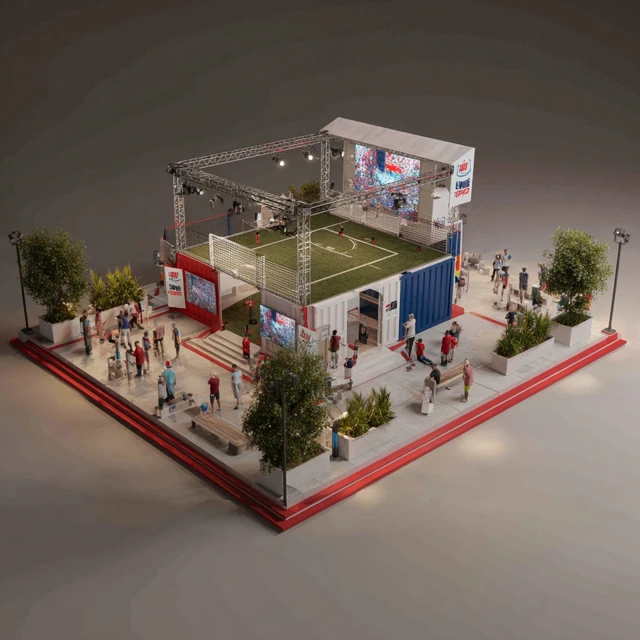 Costa Rica Football Fan Zone World Cup Event