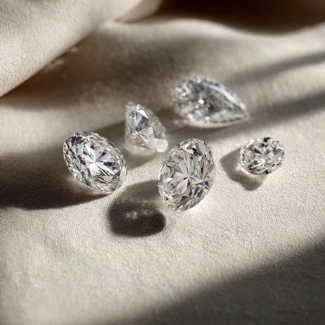 Loose Diamonds Macro Photography
