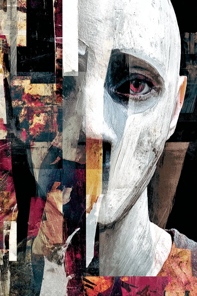 Abstract Portrait in Picasso Style