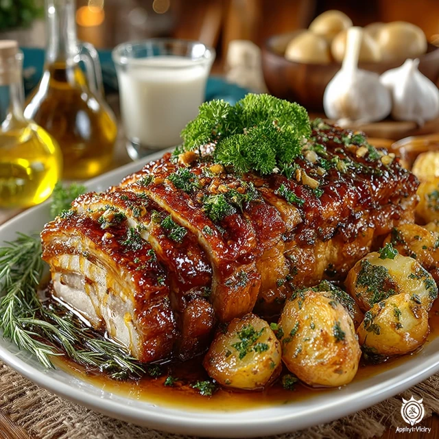 Pork Roasted in Milk Culinary Artistry