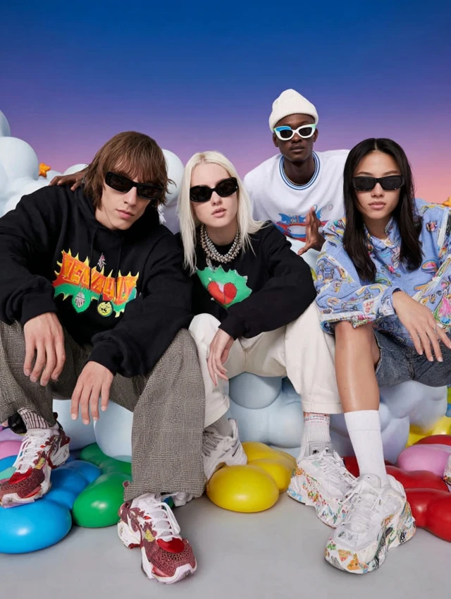 Teenagers Having Fun Bright Colors Cover Image