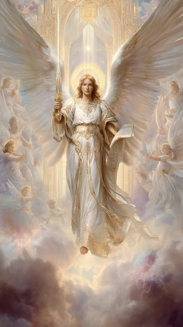 Celestial Angel at Heavens Gate - Divine Glory
