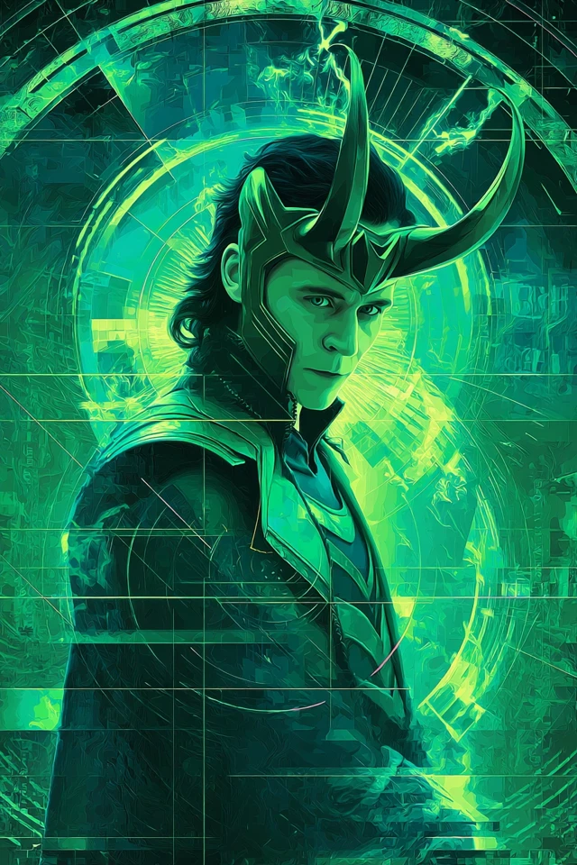 Loki Paradox NFT Portrait Cosmic Mischief