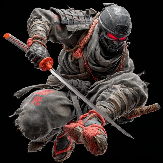 Ninja Warriors in Combat: Ghost of Tsushima Inspired
