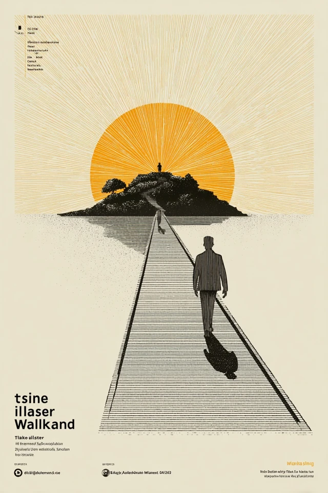 Journey to the Island Swiss Poster Design