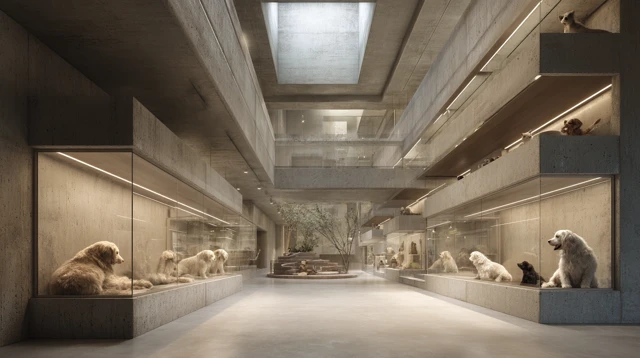 Luxury Pet Emporium Interior Design