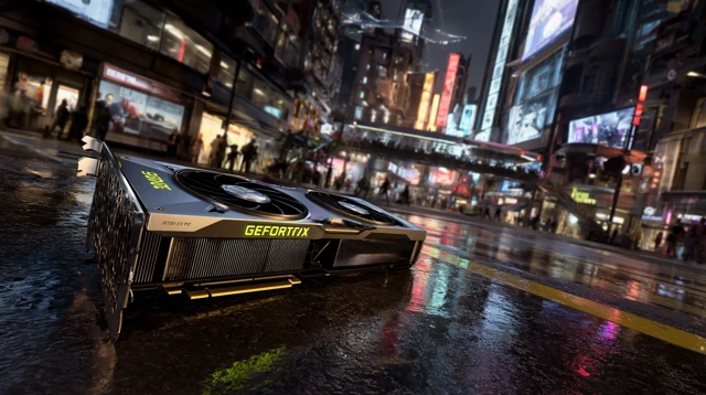 NVIDIA GeForce RTX 5090 Cyberpunk Gaming Graphics Card