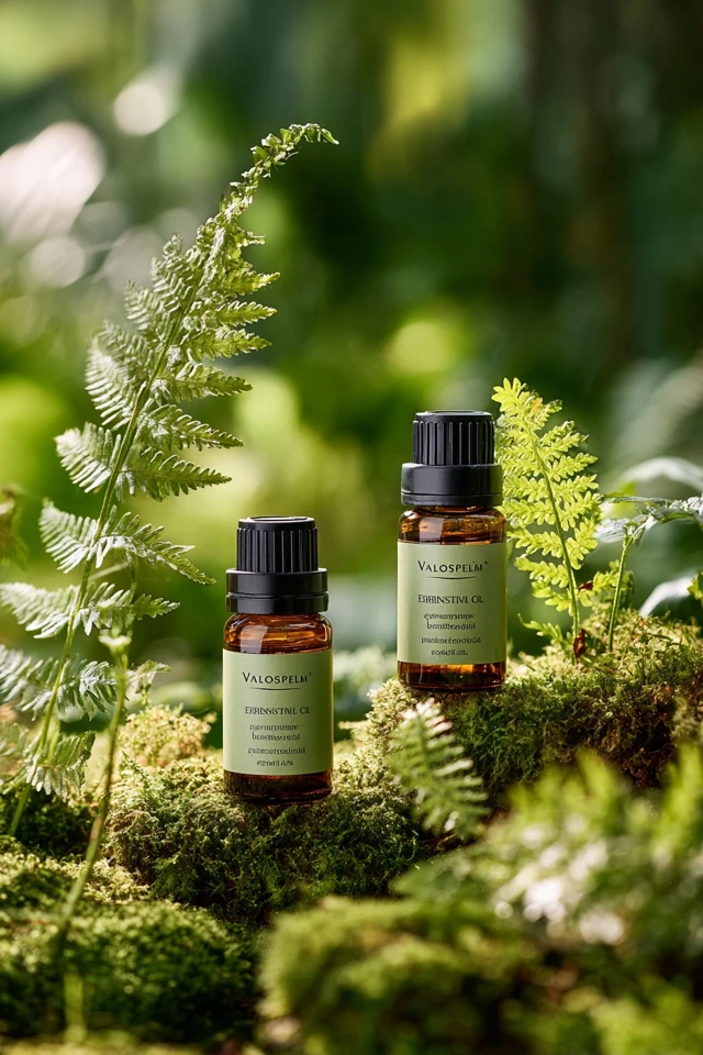 Essential Oil Product Photography in Nature