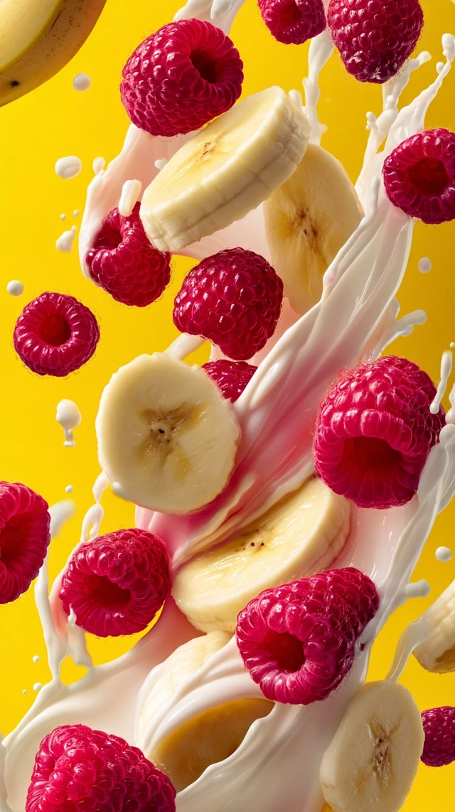 Banana Raspberry Tornado Ad