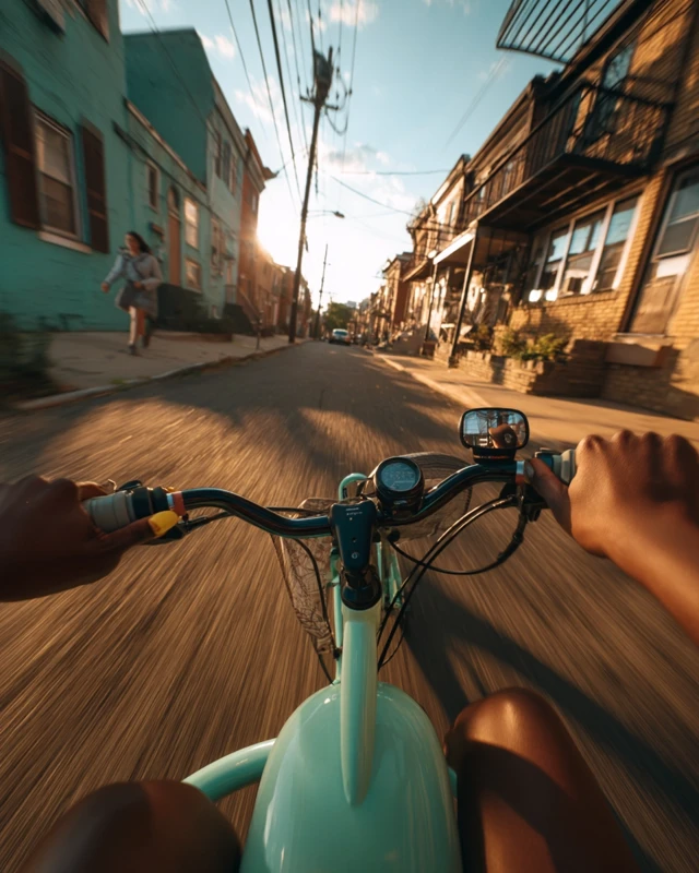Philadelphia Tricycle Ride First Person POV Travel Photography
