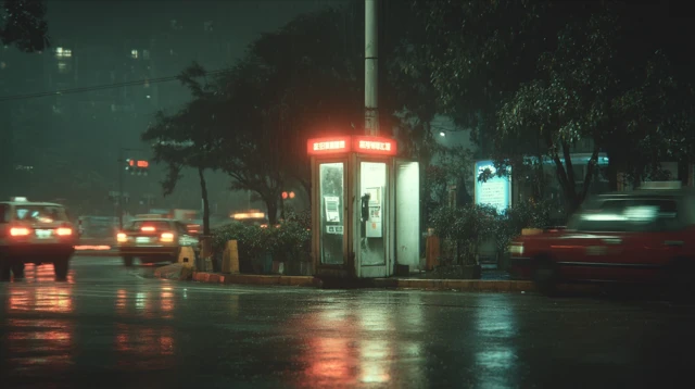 Dongguan Phone Booth Retro Cinematic 2000s