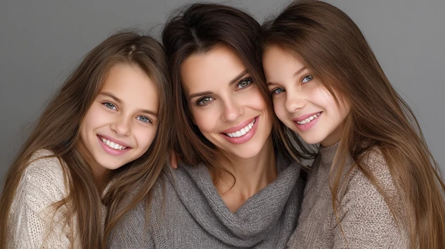 Smiling Models HD Portrait of Three Women