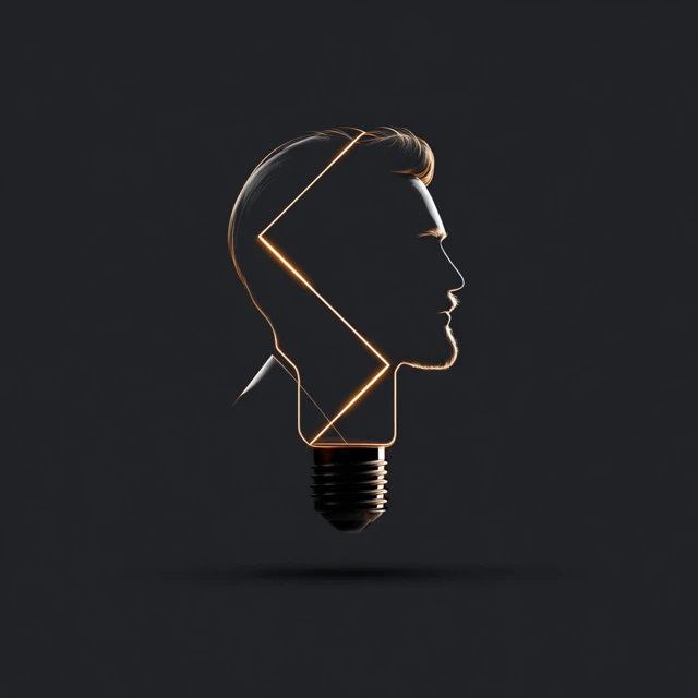 Modern Light Bulb Logo Design