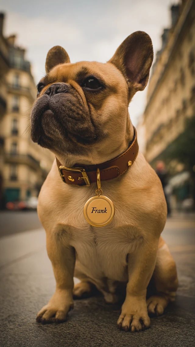 Stylish French Bulldog in Paris - Fashion Editorial