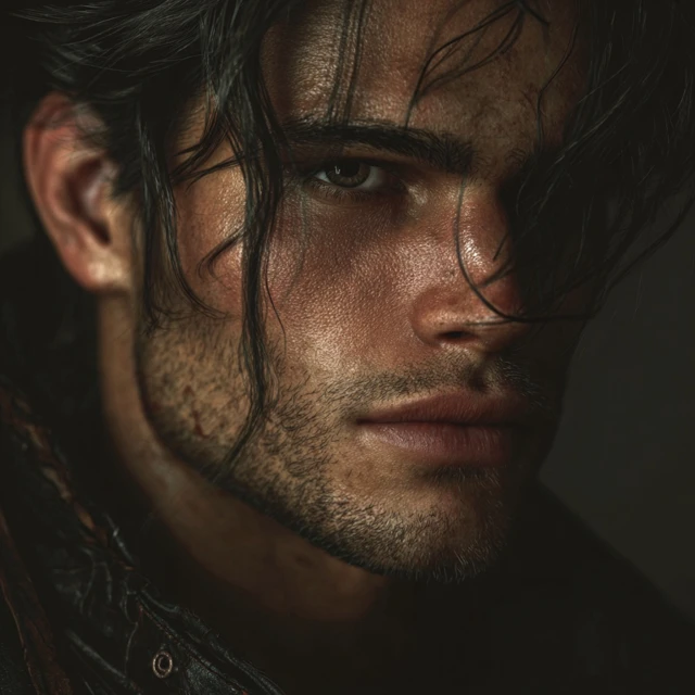 Handsome Dark Haired Fantasy Man Dark Romance